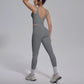 2PCS Yoga Set for Woman's Quick Drying Legging Outdoor Running Fitness Pants Summer Gym Backless Sports Bra with Chest Pad