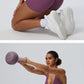 Women"s Sexy yoga suit set, women's neck hanging sports bra, hip lifting fitness shorts set Underwear without steel ring+pants