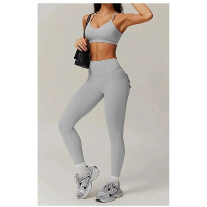 PeachFit Ruched Pocket Leggings