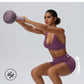 Women"s Sexy yoga suit set, women's neck hanging sports bra, hip lifting fitness shorts set Underwear without steel ring+pants