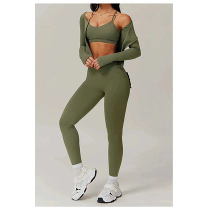 PeachFit Ruched Pocket Leggings