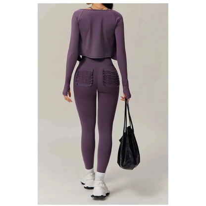 PeachFit Ruched Pocket Leggings