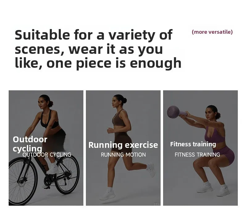 Women"s Sexy yoga suit set, women's neck hanging sports bra, hip lifting fitness shorts set Underwear without steel ring+pants