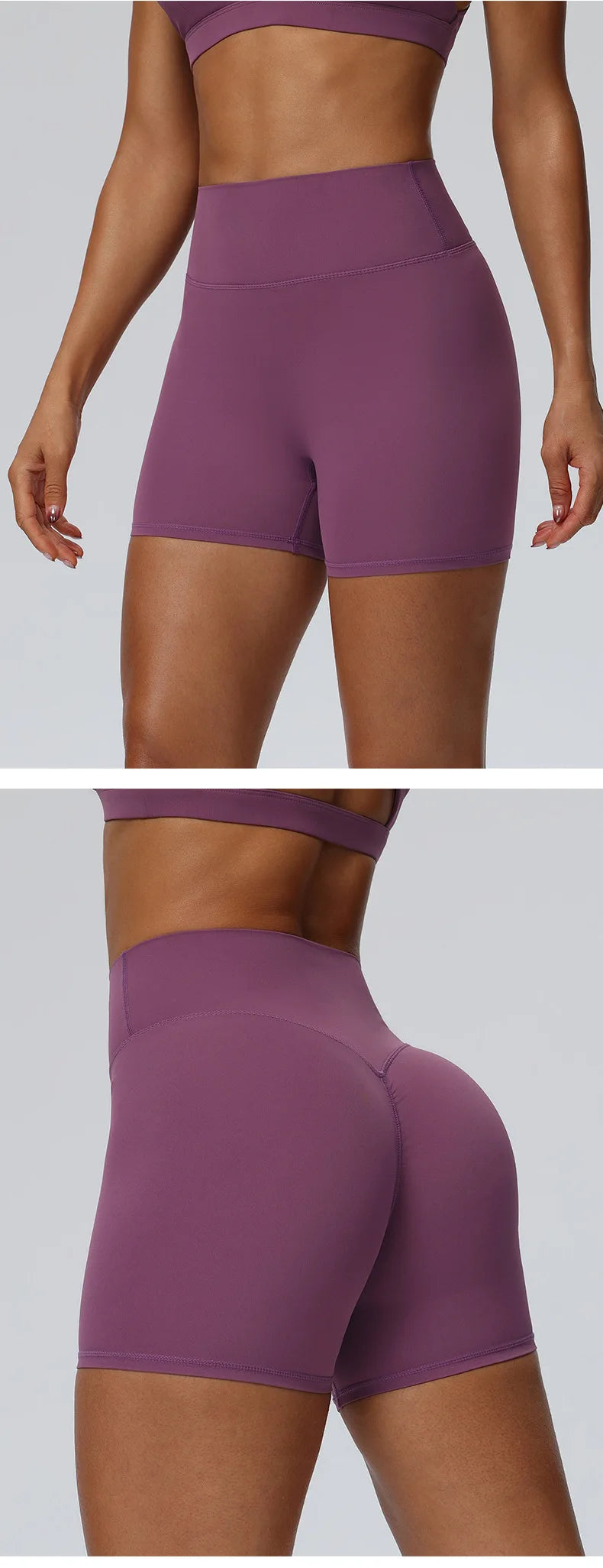 Women"s Sexy yoga suit set, women's neck hanging sports bra, hip lifting fitness shorts set Underwear without steel ring+pants