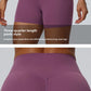 Women"s Sexy yoga suit set, women's neck hanging sports bra, hip lifting fitness shorts set Underwear without steel ring+pants