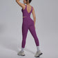 2PCS Yoga Set for Woman's Quick Drying Legging Outdoor Running Fitness Pants Summer Gym Backless Sports Bra with Chest Pad